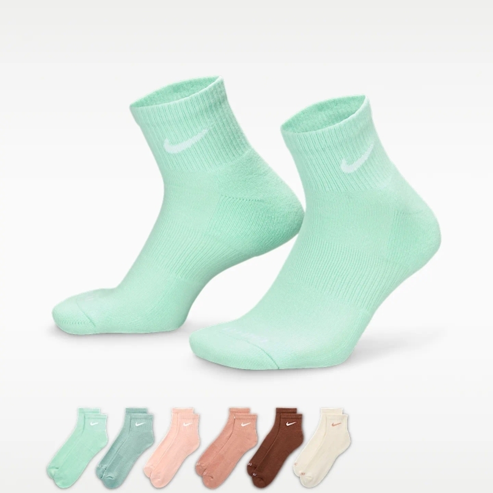 Nike Unisex Mint Green Ankle Socks